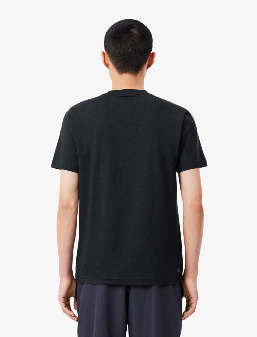 Lacoste Classic Erkek Siyah Tenis T-Shirt Lacoste Classic Erkek Siyah Tenis T-Shirt