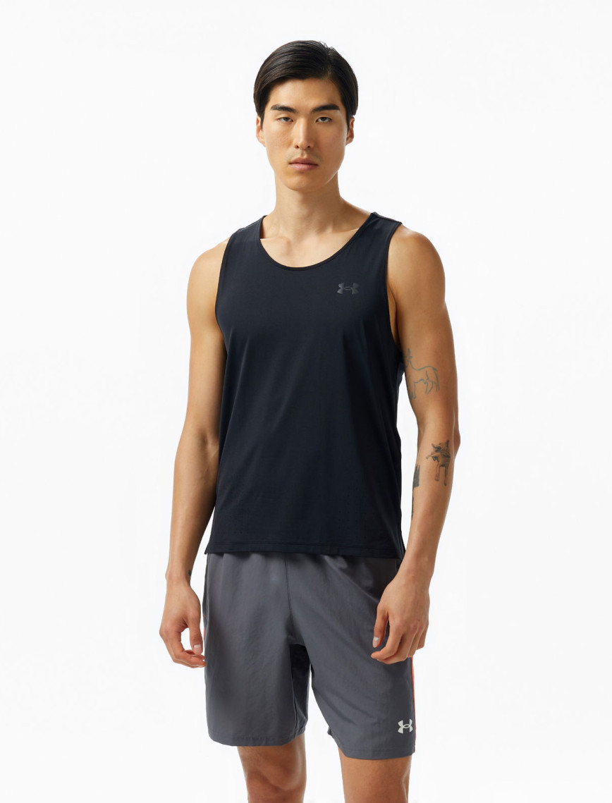 Under Armour Launch Elite Singlet Erkek Siyah Atlet Under Armour Launch Elite Singlet Erkek Siyah Atlet