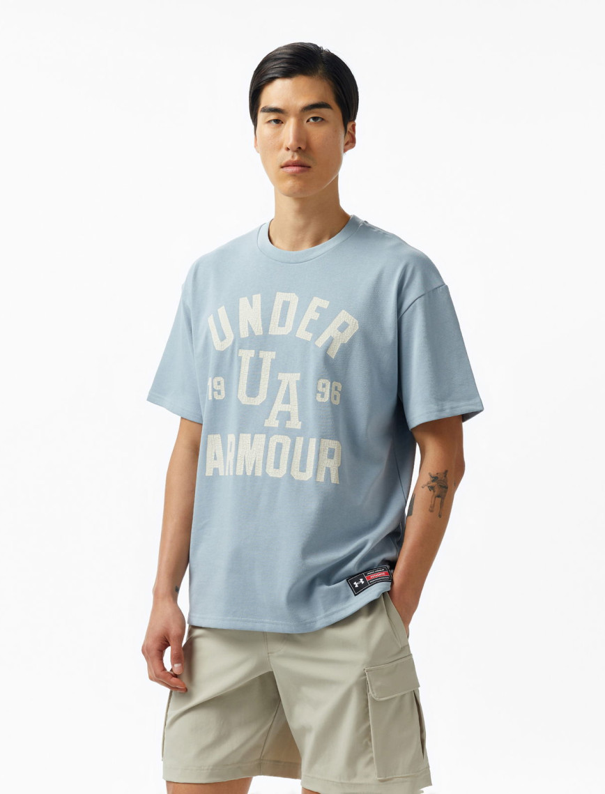 Under Armour Ua M Hw Varsity Os Ss Erkek Gri T-Shirt Under Armour Ua M Hw Varsity Os Ss Erkek Gri T-Shirt