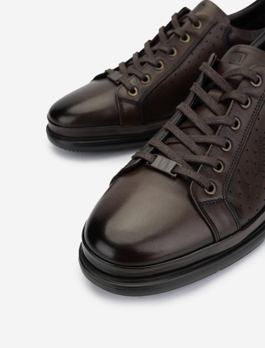 Valmenti Erkek Hakiki Deri Kahverengi Casual Ayakkabı Valmenti Erkek Hakiki Deri Kahverengi Casual Ayakkabı