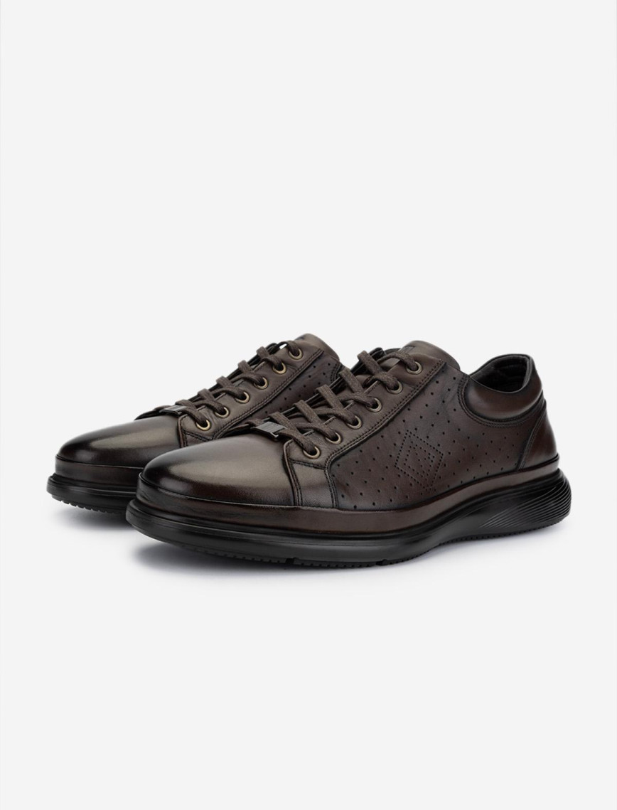 Valmenti Erkek Hakiki Deri Kahverengi Casual Ayakkabı Valmenti Erkek Hakiki Deri Kahverengi Casual Ayakkabı