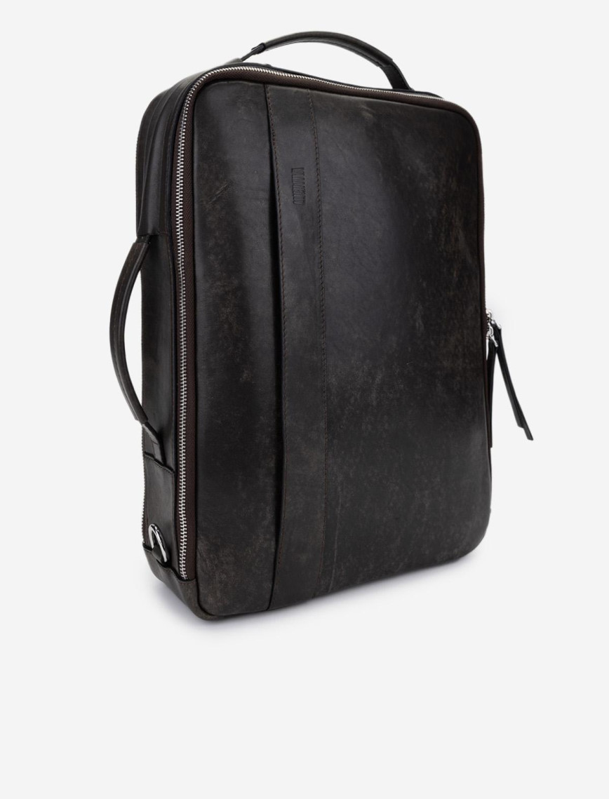 Valmenti Erkek Hakiki Deri Viski Eskitme Sırt & Evrak Çantası Valmenti Erkek Hakiki Deri Viski Eskitme Sırt & Evrak Çantası