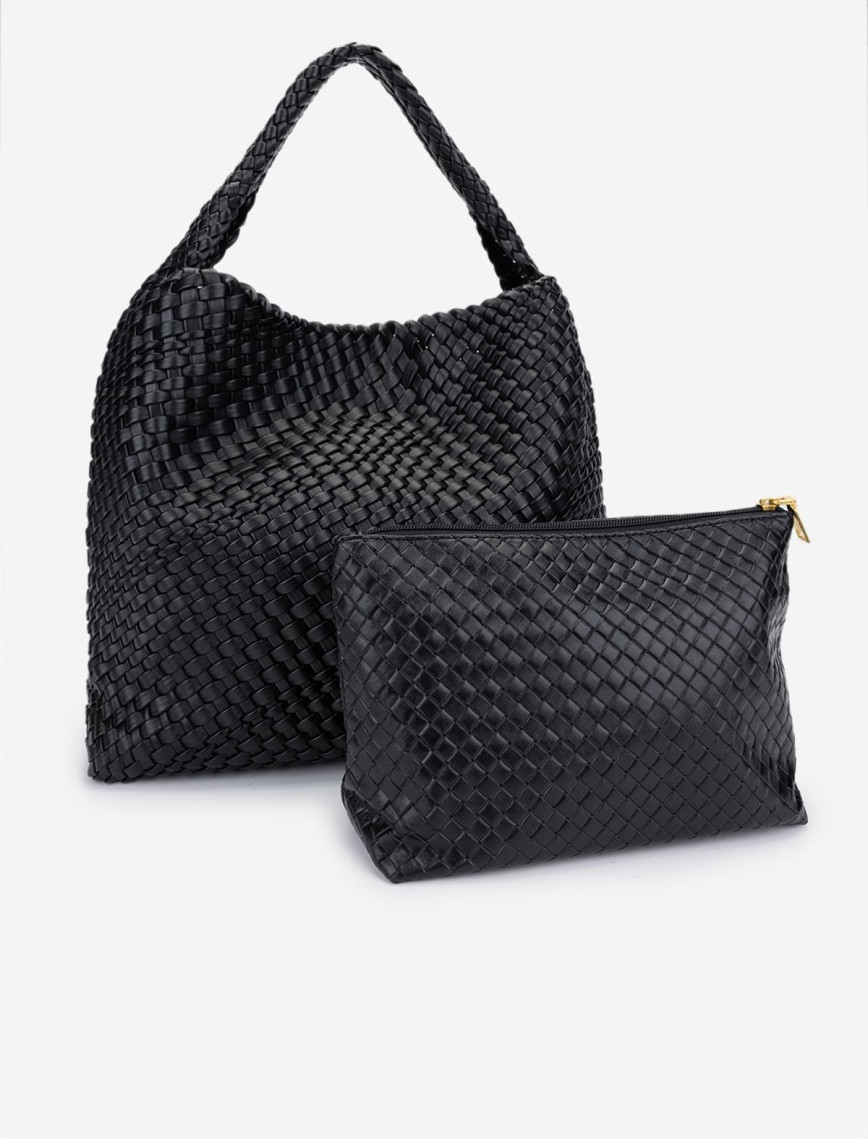 Valmenti Kadın Vegan Siyah Omuz Çanta Valmenti Kadın Vegan Siyah Omuz Çanta