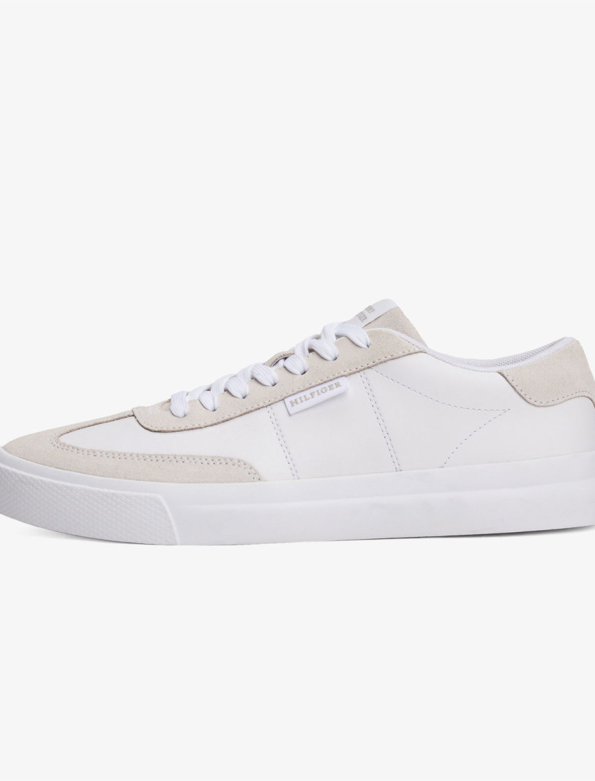 Tommy Hilfiger Cupset Leather Summer Erkek Beyaz Sneaker Tommy Hilfiger Cupset Leather Summer Erkek Beyaz Sneaker