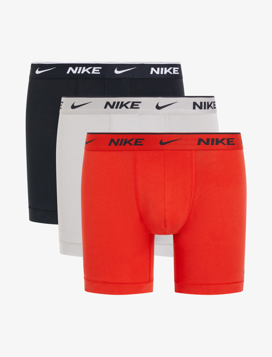 Nike Brief 3' lü Erkek Siyah Boxer Nike Brief 3' lü Erkek Siyah Boxer