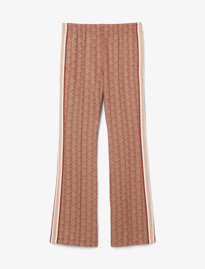 Lacoste Flare Fit Monogram Kadın Bej Eşofman Altı Lacoste Flare Fit Monogram Kadın Bej Eşofman Altı