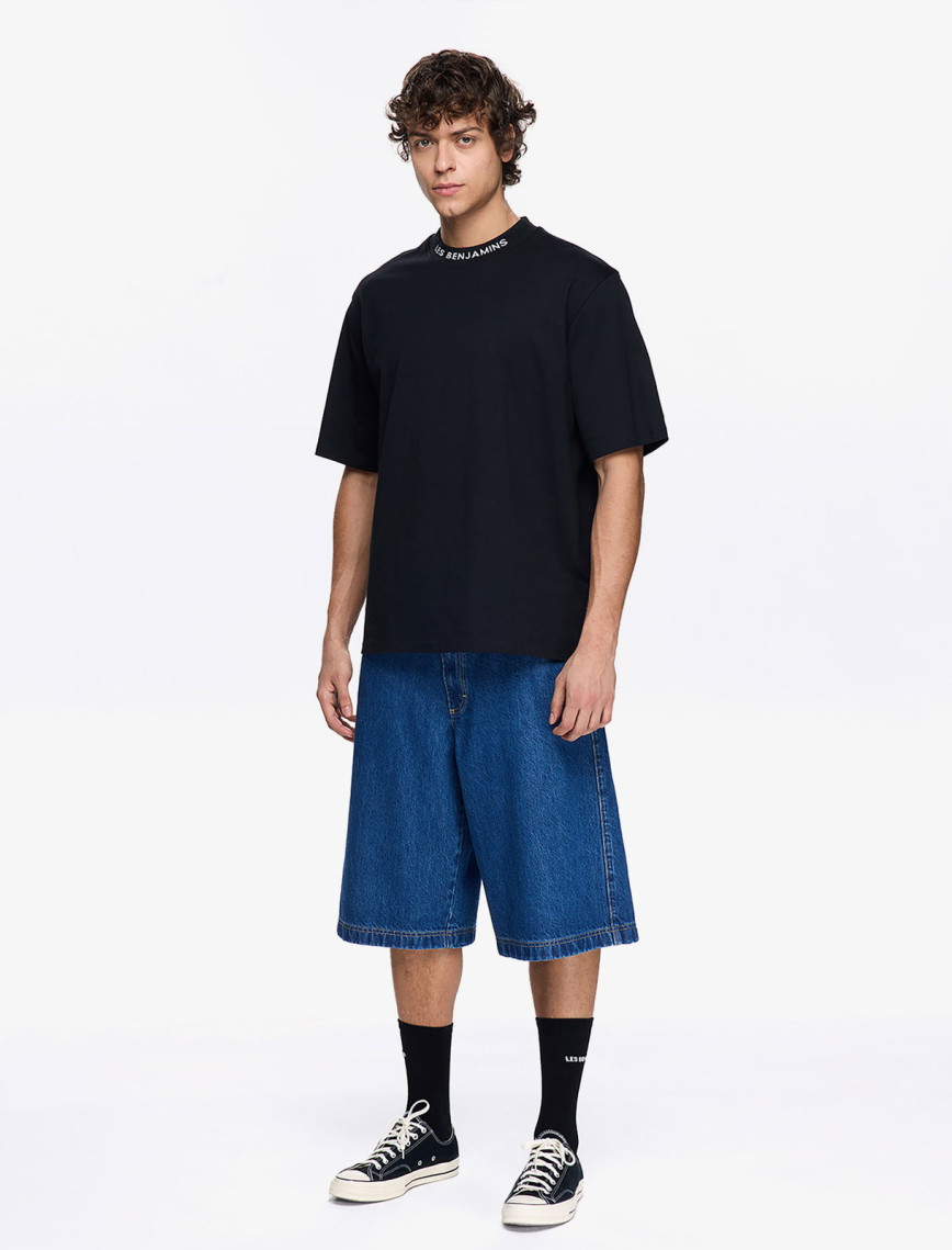 Les Benjamins 405 Erkek Siyah T-Shirt Les Benjamins 405 Erkek Siyah T-Shirt