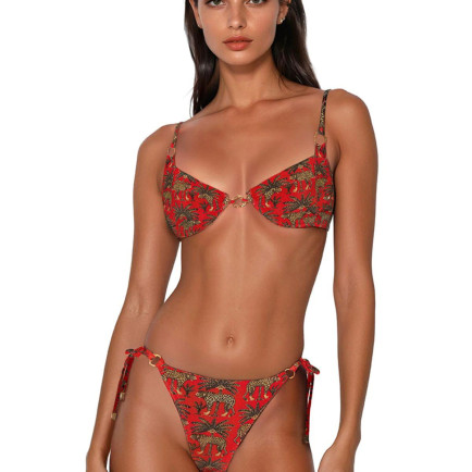 Movom Carmen Underwire Shell Kadın Bikini Takım Kırmızı