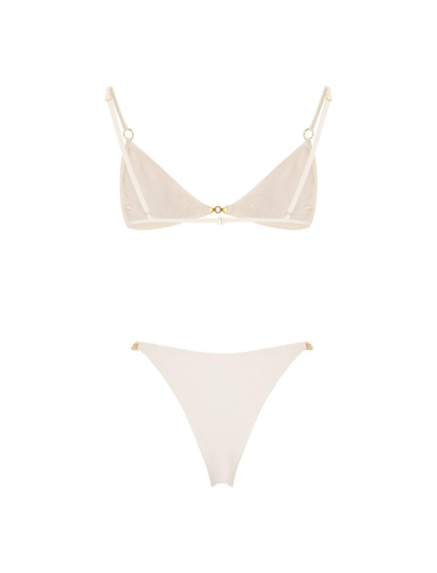 Movom Lyra Triangle Kadın Bikini Takım Beyaz Movom Lyra Triangle Kadın Bikini Takım Beyaz