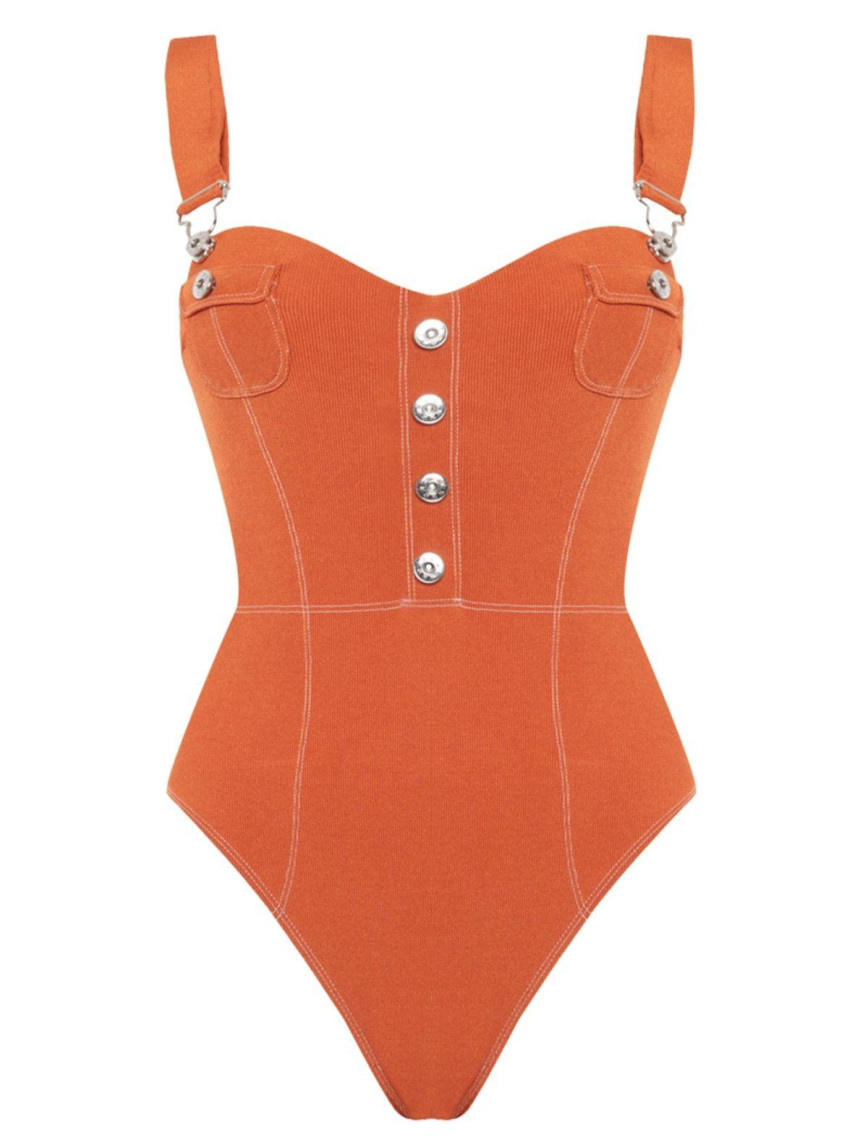 Movom Dune Salopette Mayo Kadın Turuncu Movom Dune Salopette Mayo Kadın Turuncu