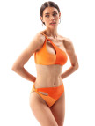 Movom Howl One Shoulder Kadın Bikini Takım Turuncu Movom Howl One Shoulder Kadın Bikini Takım Turuncu