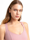 Movom Rosa V-Neck Mayo Kadın Pembe