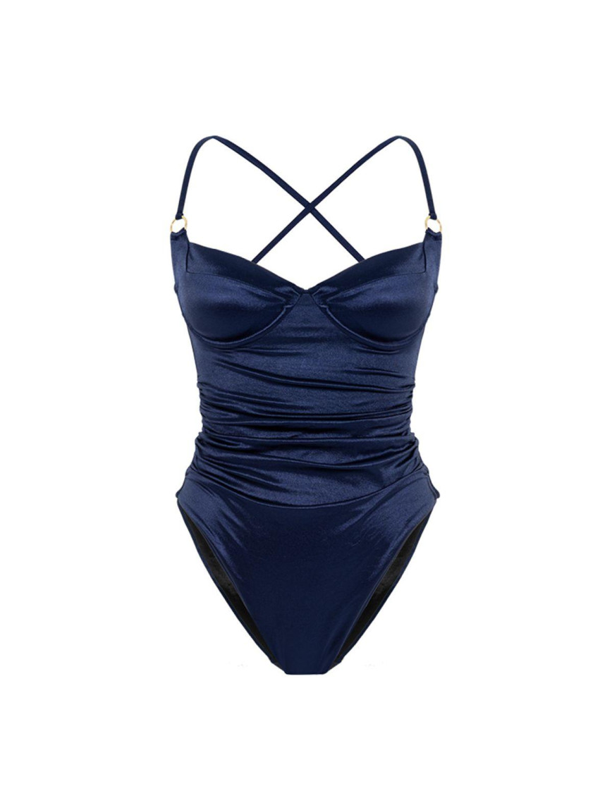 Movom Celine Bustier Mayo Kadın Lacivert