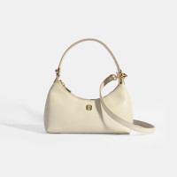 Kadın Bej Omuz Askılı Mini Deri El Çantası