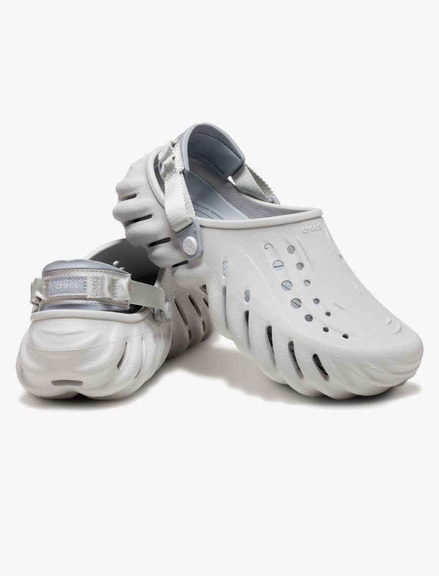 Crocs Echo Clog Unisex Gri Terlik Crocs Echo Clog Unisex Gri Terlik