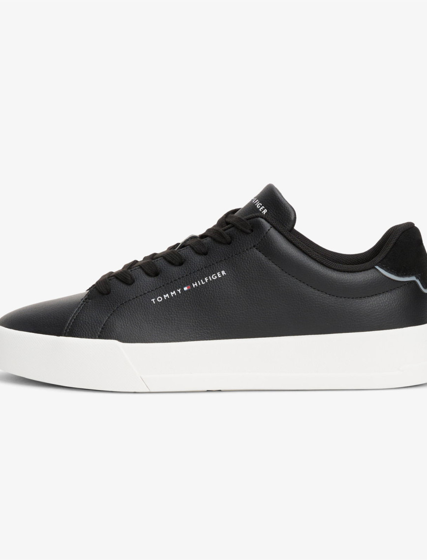 Tommy Hilfiger Court Detail Erkek Siyah Sneaker