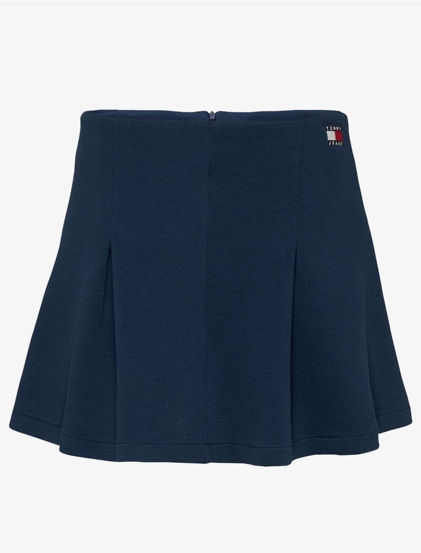 Tommy Hilfiger Pique Badge F&F Ext Kadın Mavi Etek Tommy Hilfiger Pique Badge F&F Ext Kadın Mavi Etek