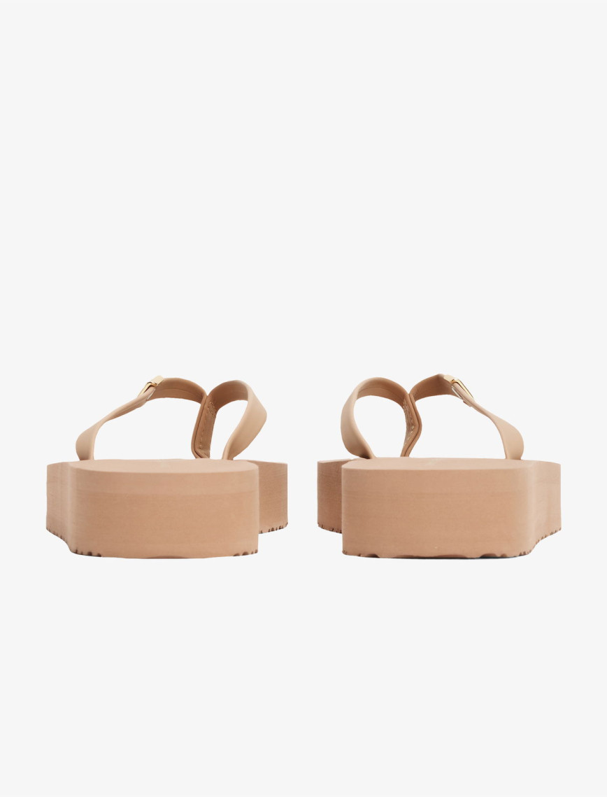 Tommy Hilfiger Elevated Chic Beach Kadın Bej Terlik Tommy Hilfiger Elevated Chic Beach Kadın Bej Terlik