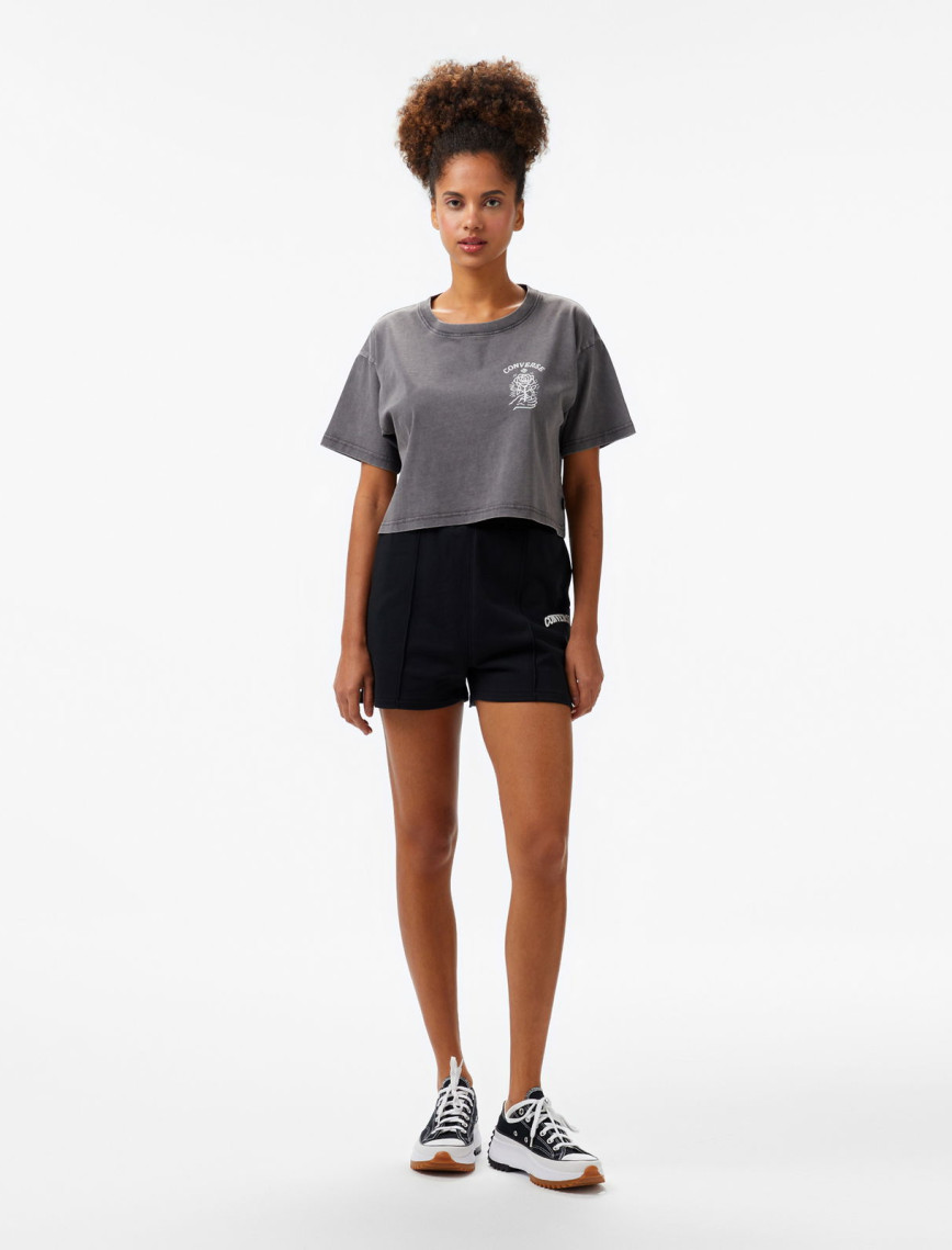 Converse Kadın Siyah T-Shirt Converse Kadın Siyah T-Shirt