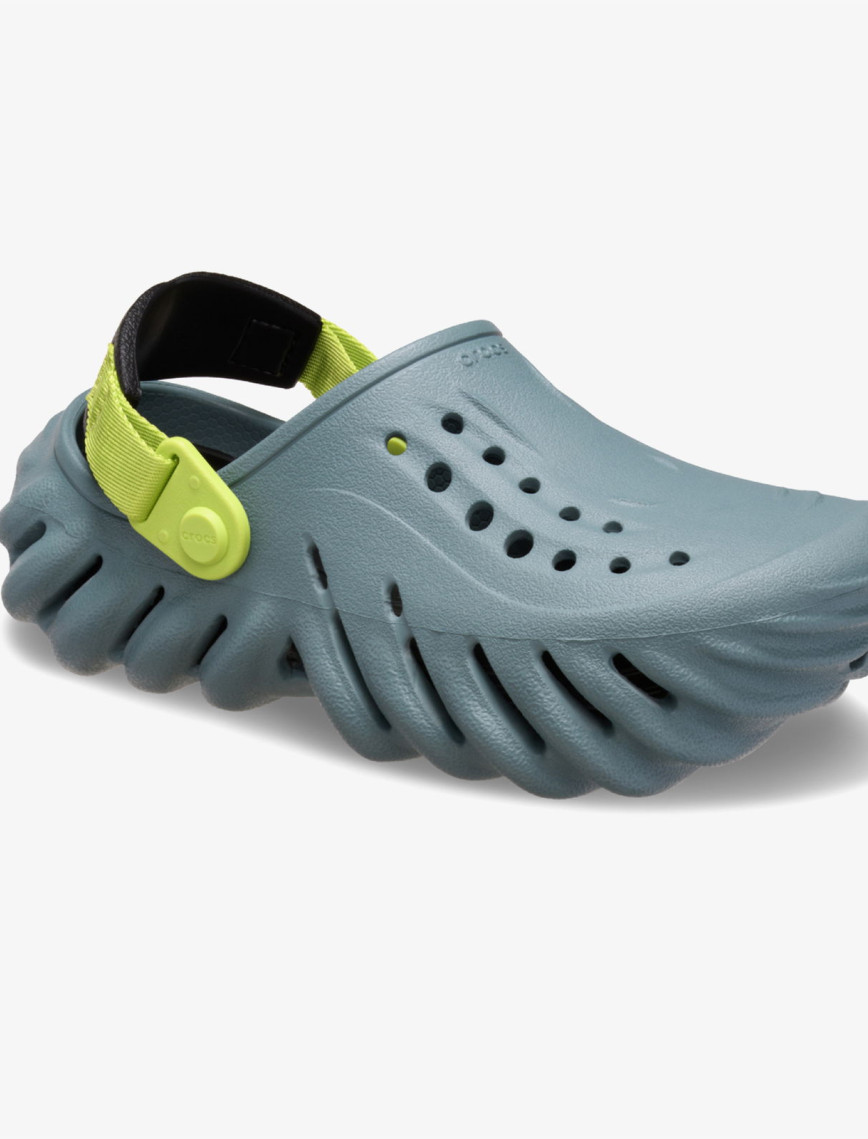 Crocs Echo Clog Çocuk Yeşil Terlik Crocs Echo Clog Çocuk Yeşil Terlik
