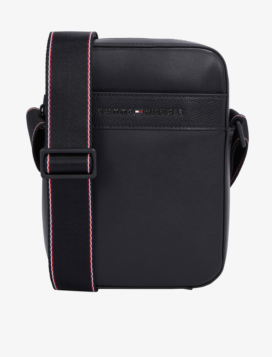 Tommy Hilfiger Corp Mini Erkek Siyah El Çantası Tommy Hilfiger Corp Mini Erkek Siyah El Çantası