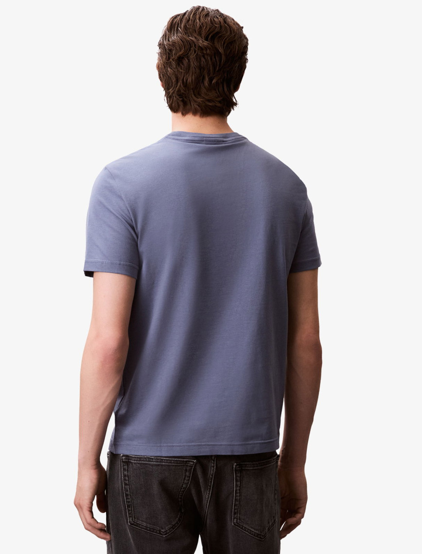 Calvin Klein Raised Editorial Logo Erkek Gri T-Shirt Calvin Klein Raised Editorial Logo Erkek Gri T-Shirt