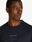 Calvin Klein Raised Editorial Logo Erkek Siyah T-Shirt Calvin Klein Raised Editorial Logo Erkek Siyah T-Shirt