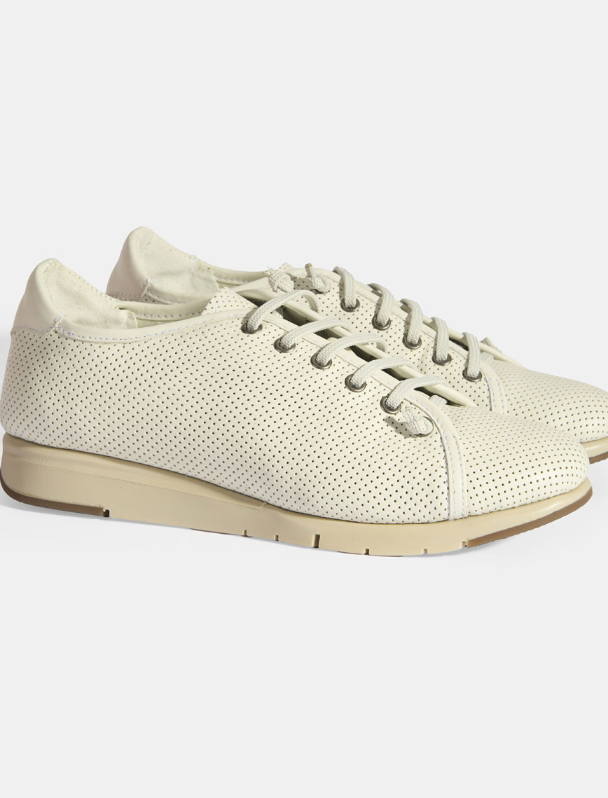 Kadın Beyaz Deri DesaComfort Sneaker