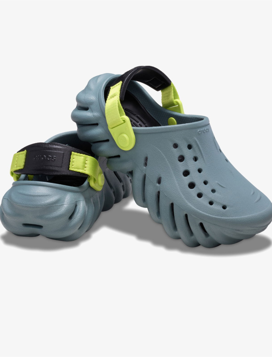 Crocs Echo Clog Çocuk Yeşil Terlik Crocs Echo Clog Çocuk Yeşil Terlik