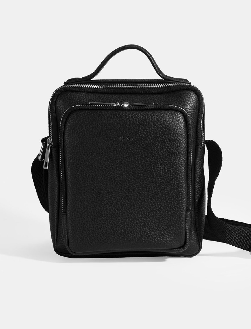 Erkek Siyah Postacı Çantası Erkek Siyah Postacı Çantası