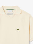 Lacoste Erkek Classic Fit Organik Pamuk Krem Polo Lacoste Erkek Classic Fit Organik Pamuk Krem Polo