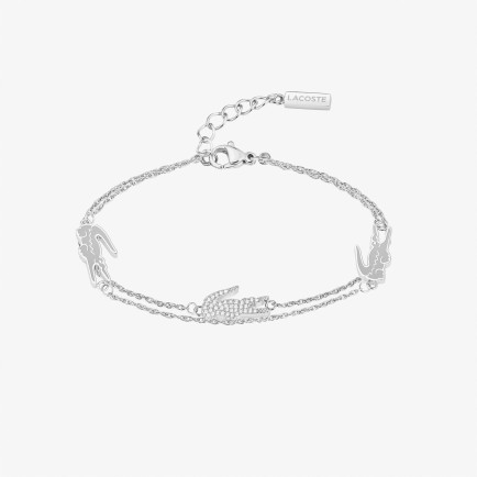 Lacoste Crocodile Kadın Gri Bileklik Lacoste Crocodile Kadın Gri Bileklik