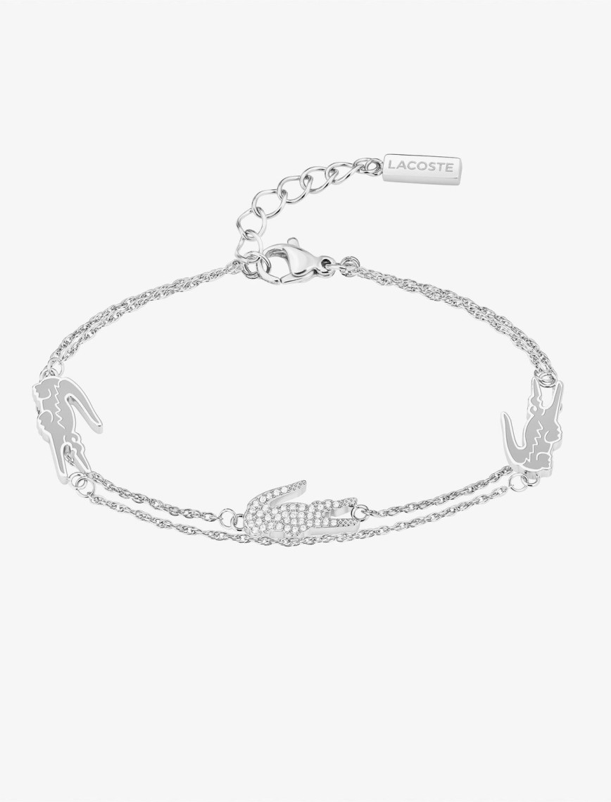 Lacoste Crocodile Kadın Gri Bileklik Lacoste Crocodile Kadın Gri Bileklik