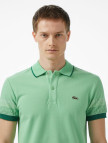 Lacoste Loose Fit Erkek Baskılı Açık Yeşil Polo Lacoste Loose Fit Erkek Baskılı Açık Yeşil Polo