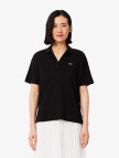 Lacoste Kadın Relaxed Fit Siyah Polo Lacoste Kadın Relaxed Fit Siyah Polo