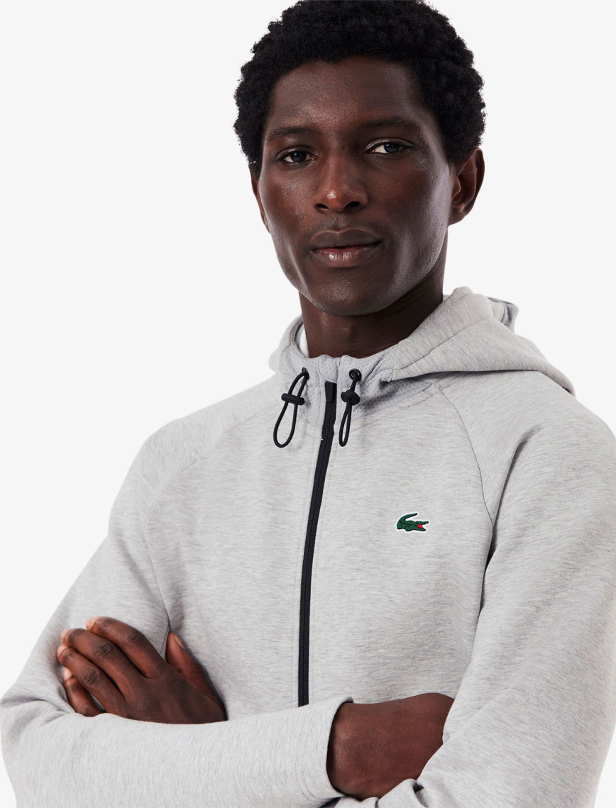 Lacoste Erkek Fermuarlı Gri Sweatshirt Lacoste Erkek Fermuarlı Gri Sweatshirt