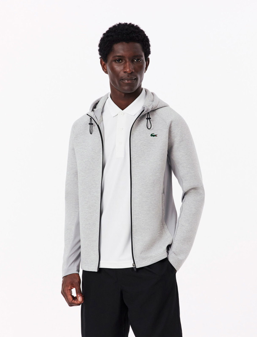 Lacoste Erkek Fermuarlı Gri Sweatshirt Lacoste Erkek Fermuarlı Gri Sweatshirt