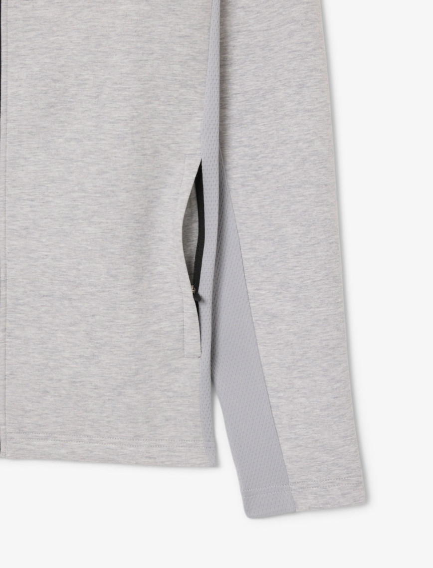 Lacoste Erkek Fermuarlı Gri Sweatshirt Lacoste Erkek Fermuarlı Gri Sweatshirt