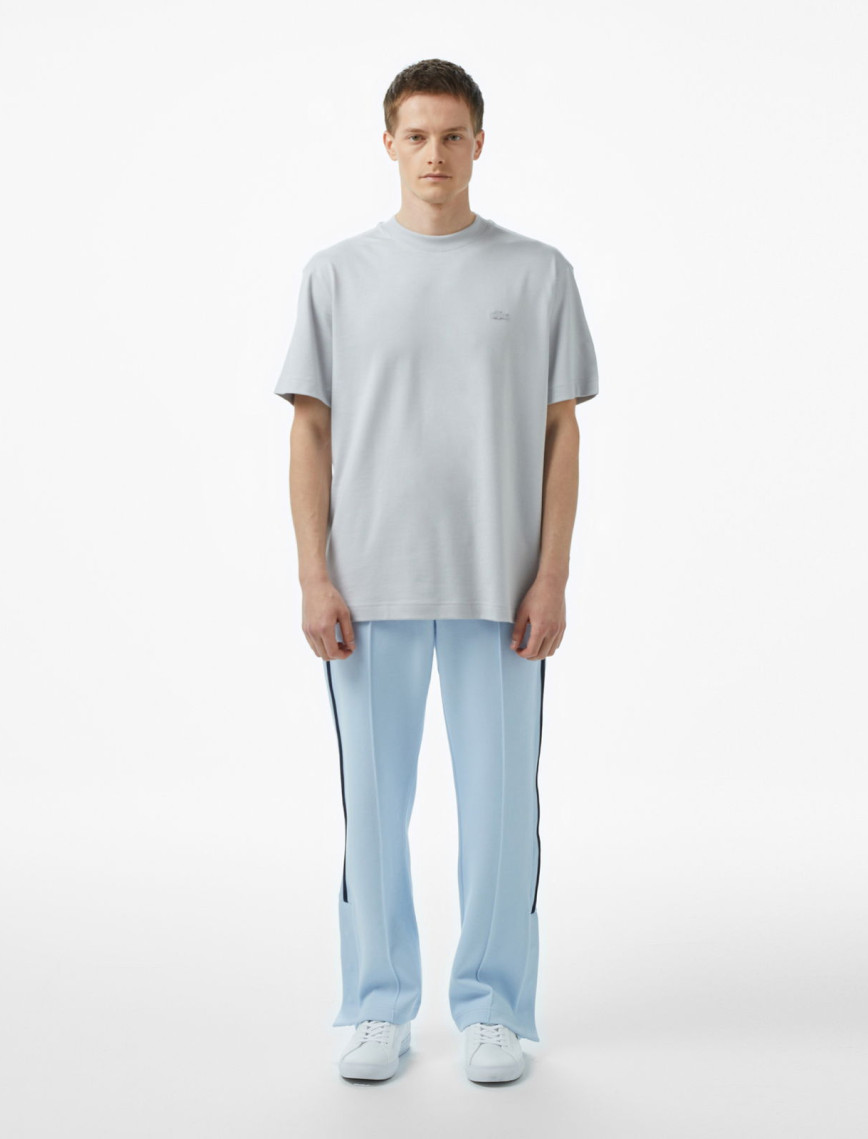 Lacoste Erkek Relaxed Fit Bisiklet Yaka Gri T-Shirt Lacoste Erkek Relaxed Fit Bisiklet Yaka Gri T-Shirt