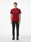 Lacoste Erkek Slim Fit Bisiklet Yaka Baskılı Bordo T-Shirt Lacoste Erkek Slim Fit Bisiklet Yaka Baskılı Bordo T-Shirt
