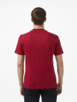 Lacoste Erkek Slim Fit Bisiklet Yaka Baskılı Bordo T-Shirt Lacoste Erkek Slim Fit Bisiklet Yaka Baskılı Bordo T-Shirt