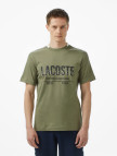 Lacoste Erkek Slim Fit Bisiklet Yaka Baskılı Beyaz T-Shirt Lacoste Erkek Slim Fit Bisiklet Yaka Baskılı Beyaz T-Shirt