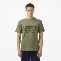 Lacoste Erkek Slim Fit Bisiklet Yaka Baskılı Haki T-Shirt Lacoste Erkek Slim Fit Bisiklet Yaka Baskılı Haki T-Shirt