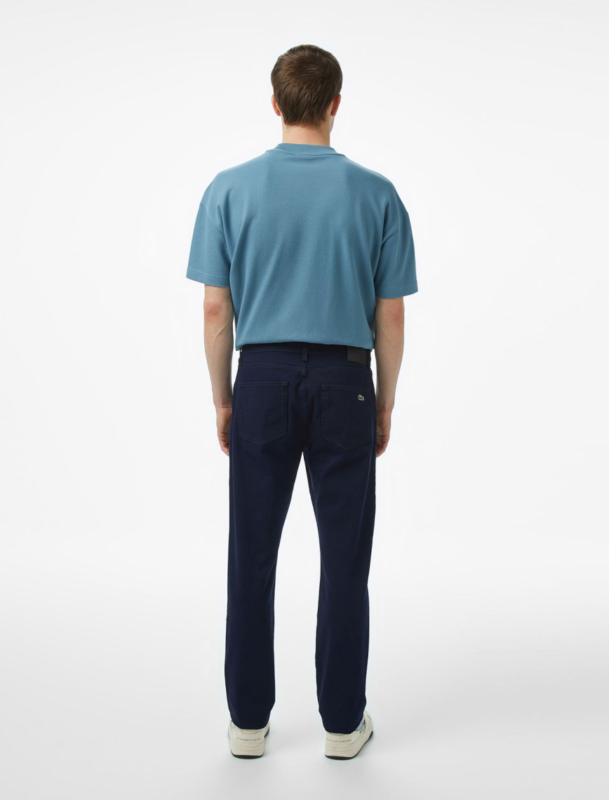 Lacoste Erkek Classic Fit Lacivert Jean Pantolon Lacoste Erkek Classic Fit Lacivert Jean Pantolon