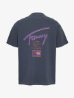 Tommy Jeans Faded Graphic Erkek Mavi T-Shirt Tommy Jeans Faded Graphic Erkek Mavi T-Shirt
