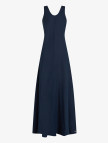 Tommy Hilfiger Textured Linen Tank Maxi Kadın Lacivert Elbise Tommy Hilfiger Textured Linen Tank Maxi Kadın Lacivert Elbise