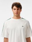 Lacoste Erkek Relaxed Fit Bisiklet Yaka Baskılı Beyaz T-Shirt Lacoste Erkek Relaxed Fit Bisiklet Yaka Baskılı Beyaz T-Shirt