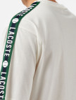 Lacoste Erkek Relaxed Fit Bisiklet Yaka Baskılı Beyaz T-Shirt Lacoste Erkek Relaxed Fit Bisiklet Yaka Baskılı Beyaz T-Shirt