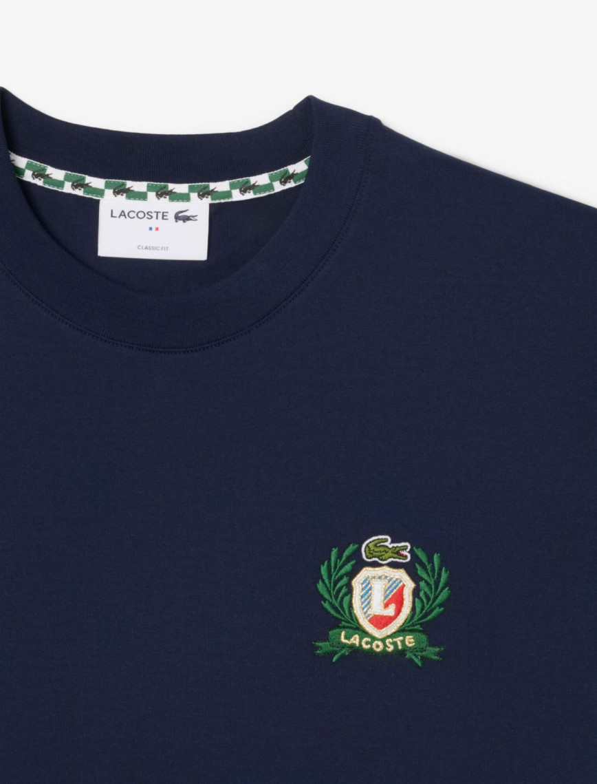 French Made Embroidered Badge T-shirt French Made Embroidered Badge T-shirt