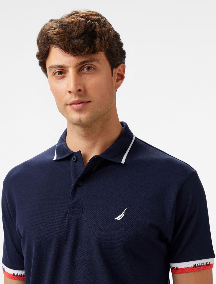 Nautica Erkek Lacivert Classic Fit Polo